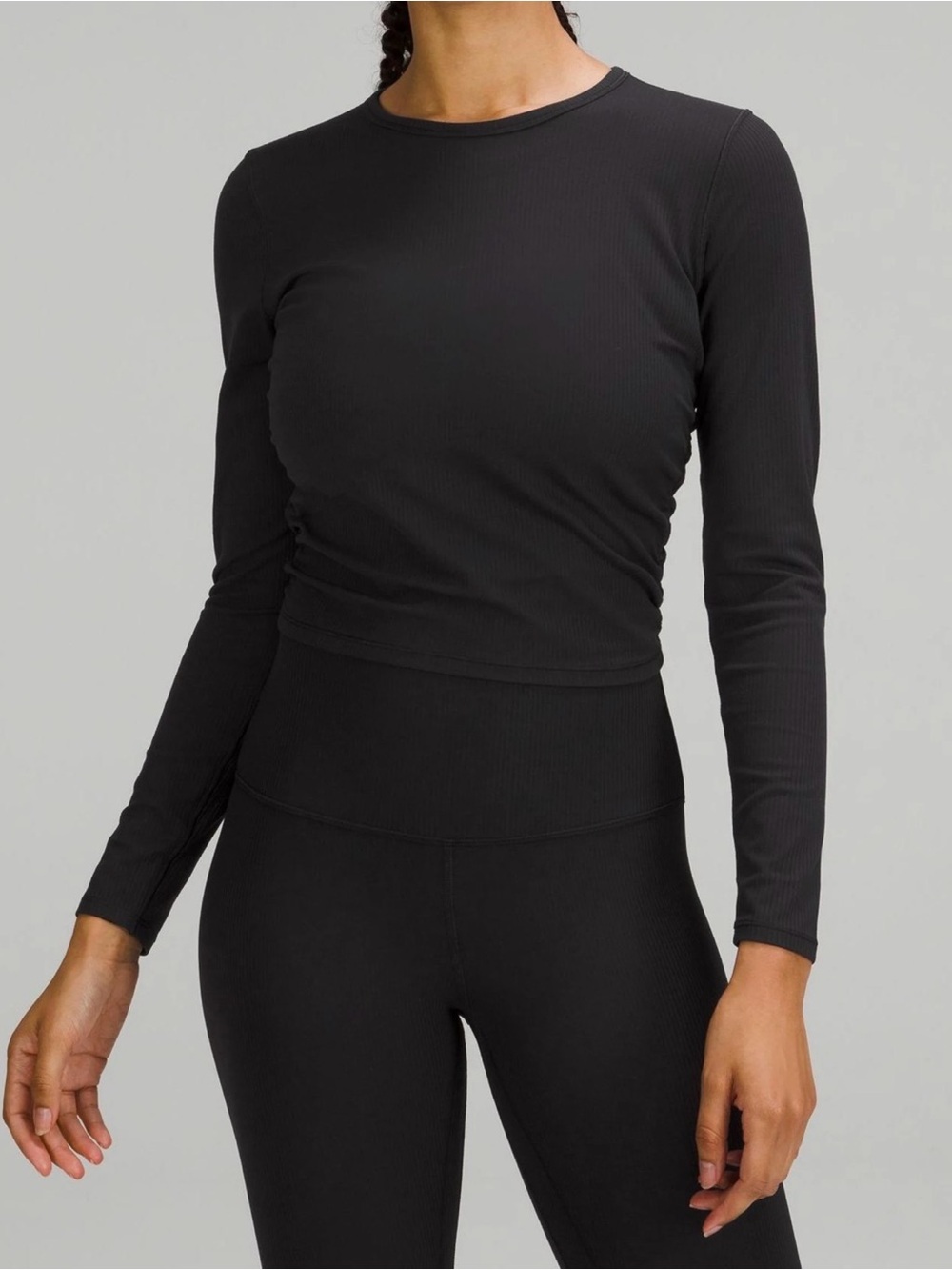 lululemon All It Takes Ribbed Nulu Long-Sleeve Shirt - Picture 3 of 4